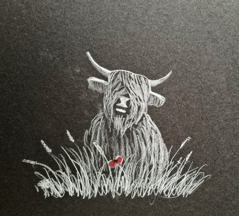 U609 Original Polychromo - 'Highland Coo #27