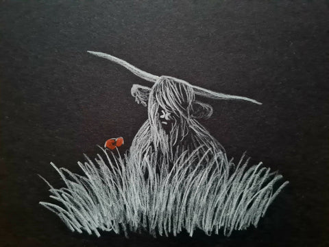 U622 Original Polychromo - 'Highland Coo #32'