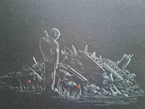U017 Original Polychromo - 'when home is gone'