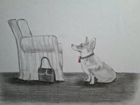 496 Original Artwork - 'Empty chair'