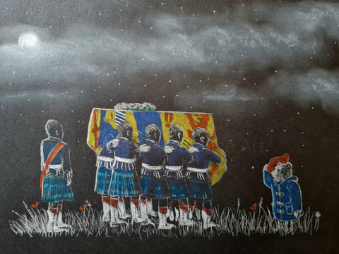 497 Original Artwork - 'Nations weep'