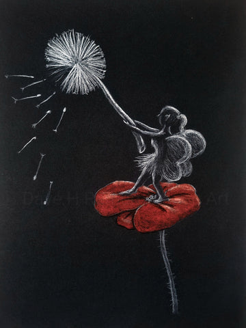 465 Open Edition Giclée Print - 'Dandelion fairy'