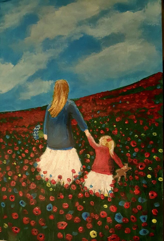 poppy painting