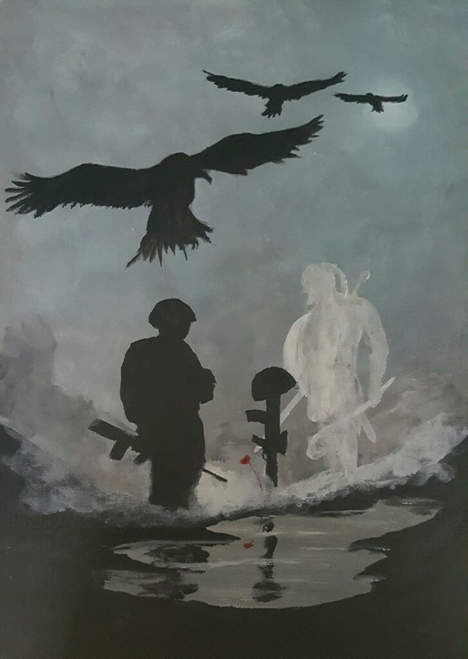 Viking spirit painting