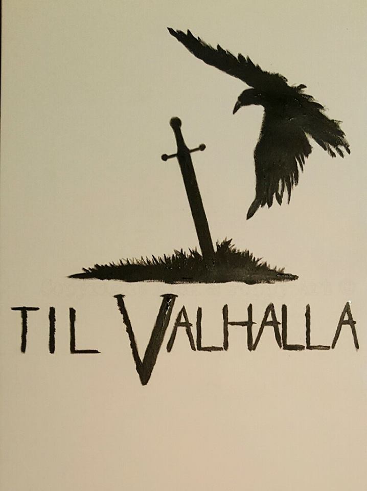 til valhalla viking painting