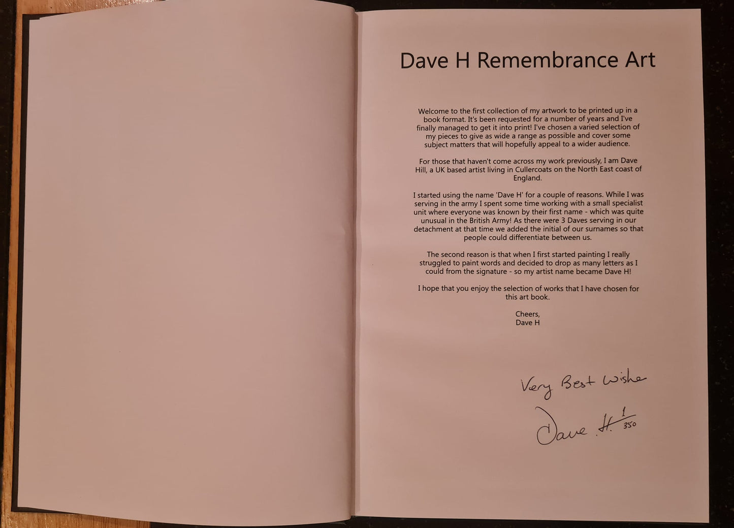 Limited Edition Art Book