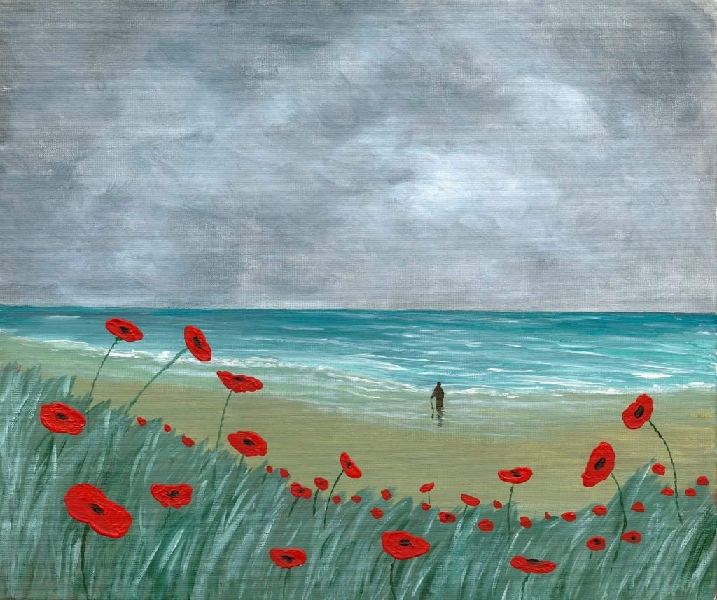 remembrance poppy art