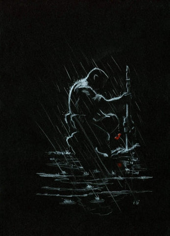 295 Limited Edition Giclée Print - 'I'll do my crying in the rain'
