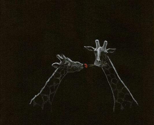 giraffe art