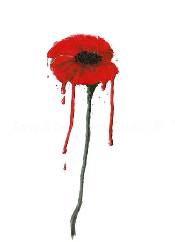 Original Painting 320 - 'The Weeping Poppy'