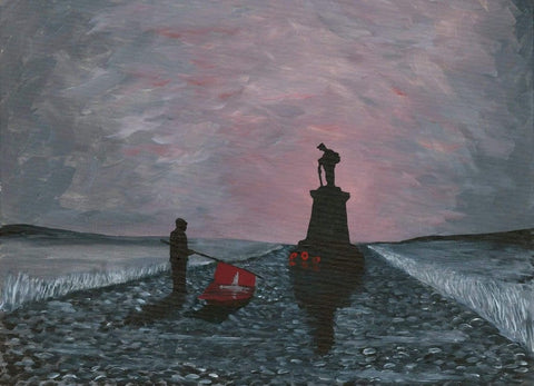 327B Embellished Limited Edition Giclée Print 327B - 'Remembering the Parachute Regiment'