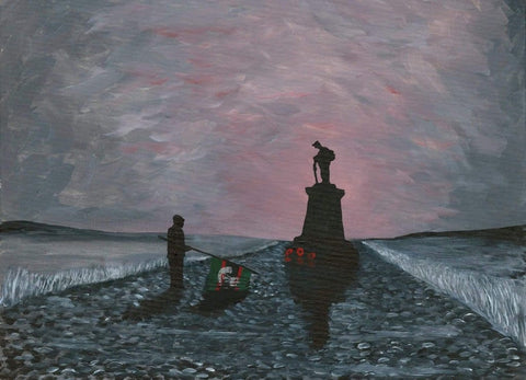 327D Embellished Limited Edition Giclée Print 327D - 'Remembering the Rifles'