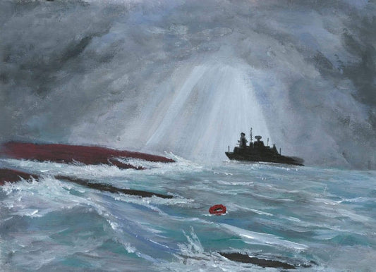 type 45 destroyer remembrance art