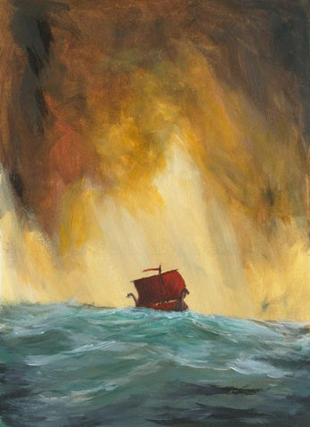 333 Original Painting 333 - 'To Valhalla'