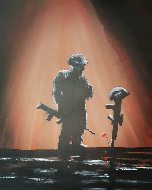 remembrance poppy art