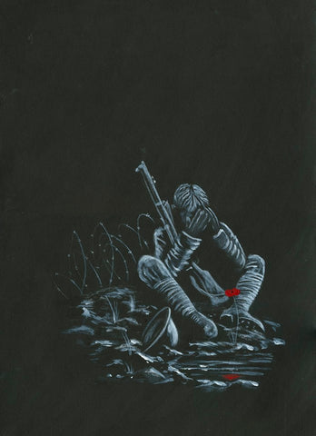 348 Original Acrylic Painting - 'Futility'