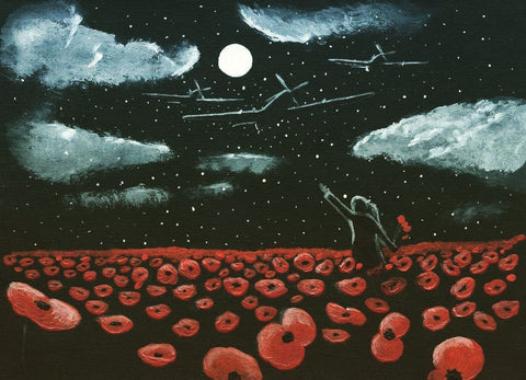 354 Limited Edition Giclée Print - 354 - 'Moonlit Flypast'