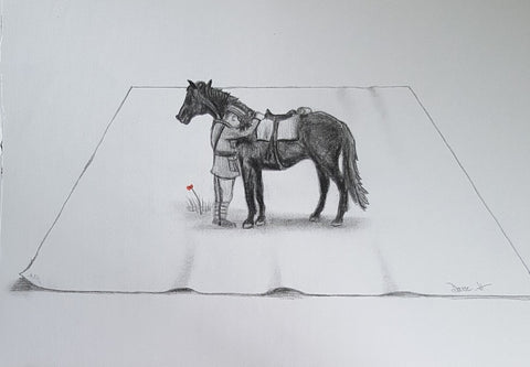 u027 Original Polychromo - 'Horse of War'