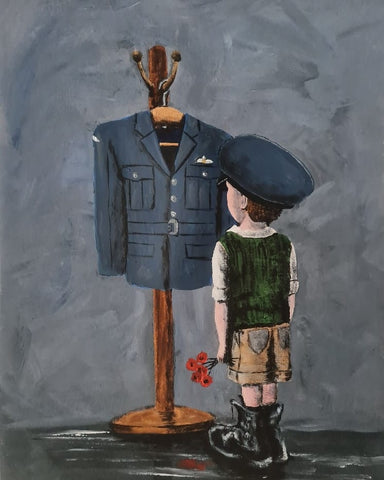 442 Limited Edition Giclée Print - 'Big boots to fill - Royal Air Force'