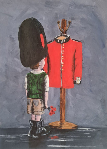 443 Limited Edition Giclée Print - 'Big boots to fill - Coldstream Guards'