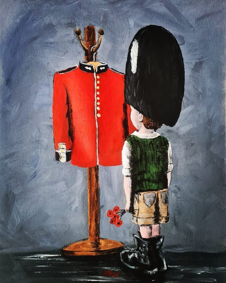 Grenadier guards remembrance art