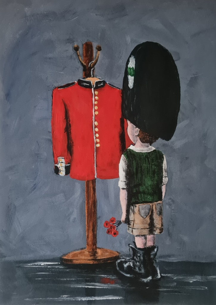 welsh guards remembrance art