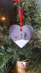 Christmas tree decoration remembrance Poppy