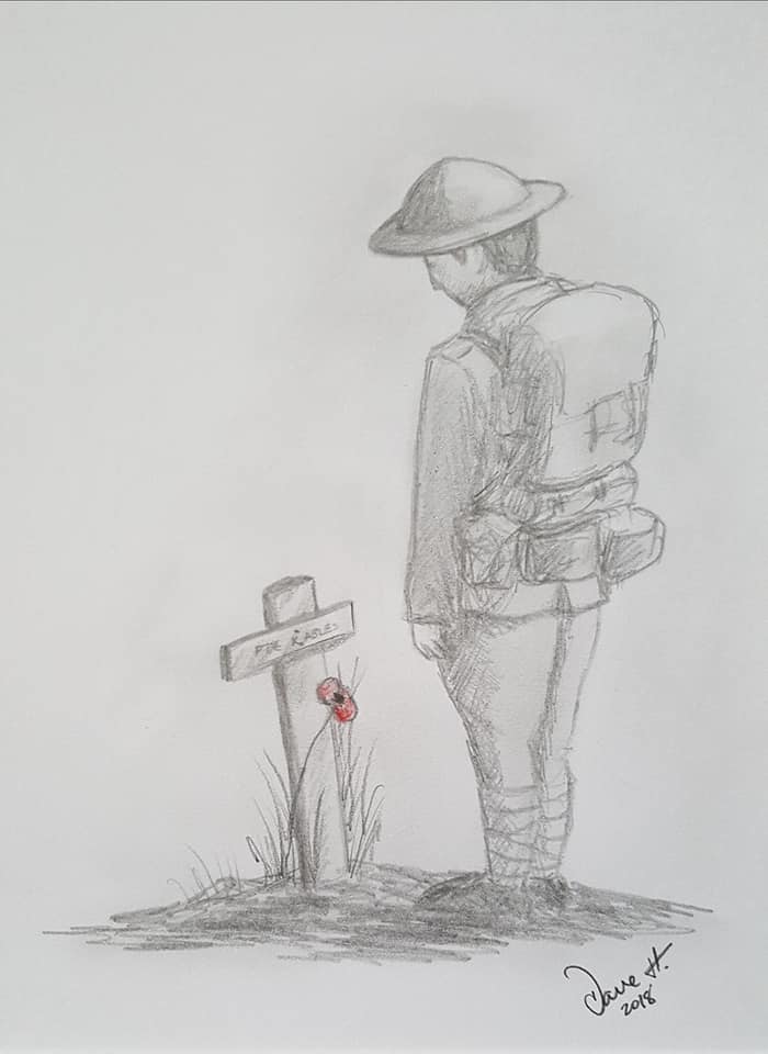 remembrance poppy art