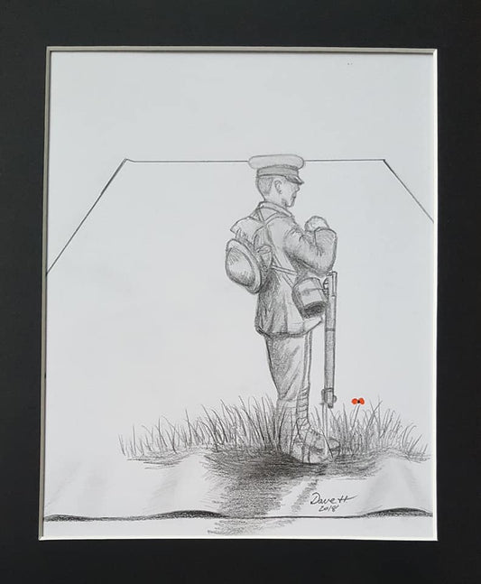 remembrance poppy art