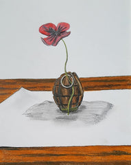 remembrance poppy art