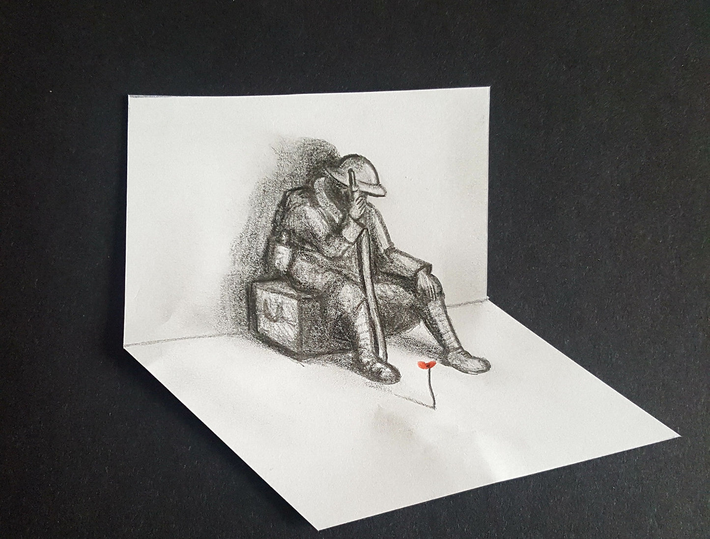 Original Small Polychromo  - 'Seaham Tommy 3D''