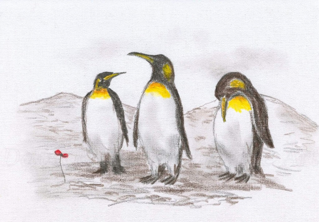 Remembrance Art penguins