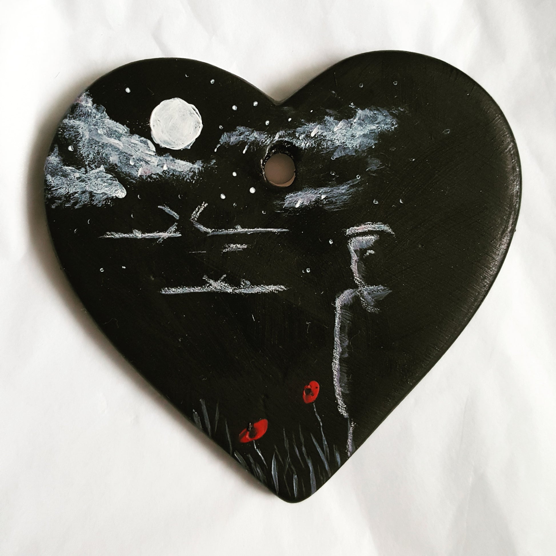 Ceramic love heart