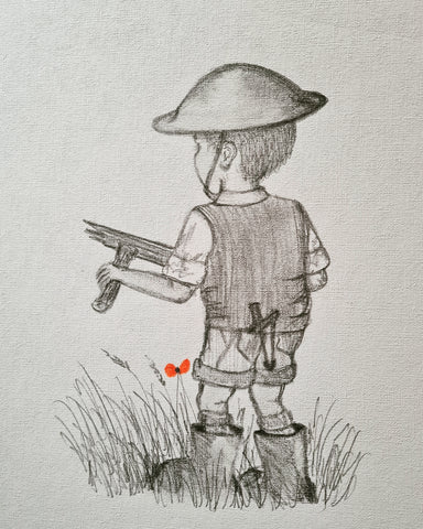 Original Polychromo - 'stick gunner''