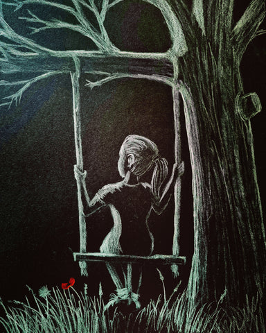 Original Polychromo - 'On the swing'