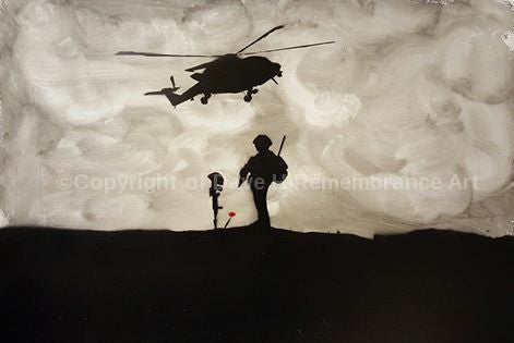 Remembrance Art 'Lynx above'