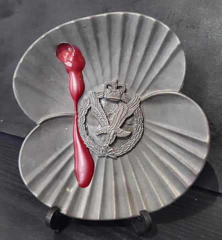 Wounded Army Air Corps Remembrance Art Sculpture