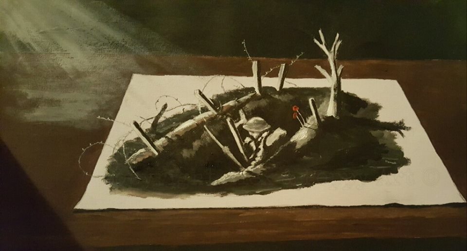 3d world war 1 painting