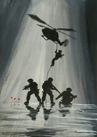 Original Painting - 'Alpha in position'