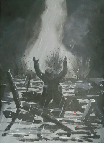 166 Open Edition Giclée Print - 'Anguish'