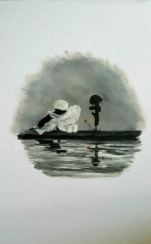 Original Painting - 'Black Dog'