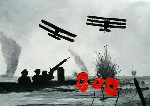 Remembrance Poppy Art