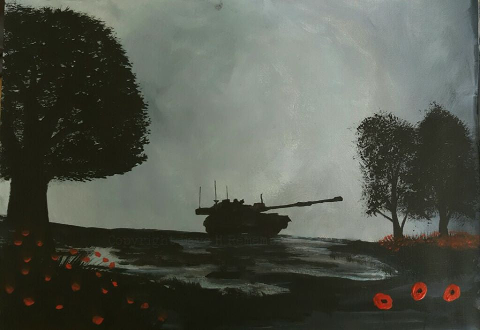 challenger 2 tank painting