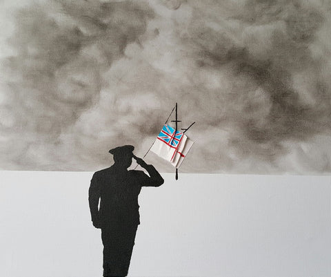 Original Painting - 'Ensign Salute'