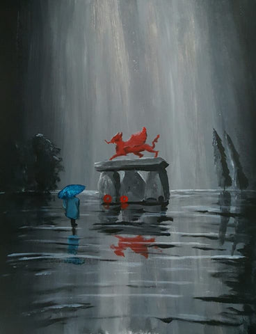 Original painting 049 - 'Flanders Welsh'