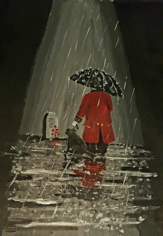 remembrance poppy art chelsea pensioner