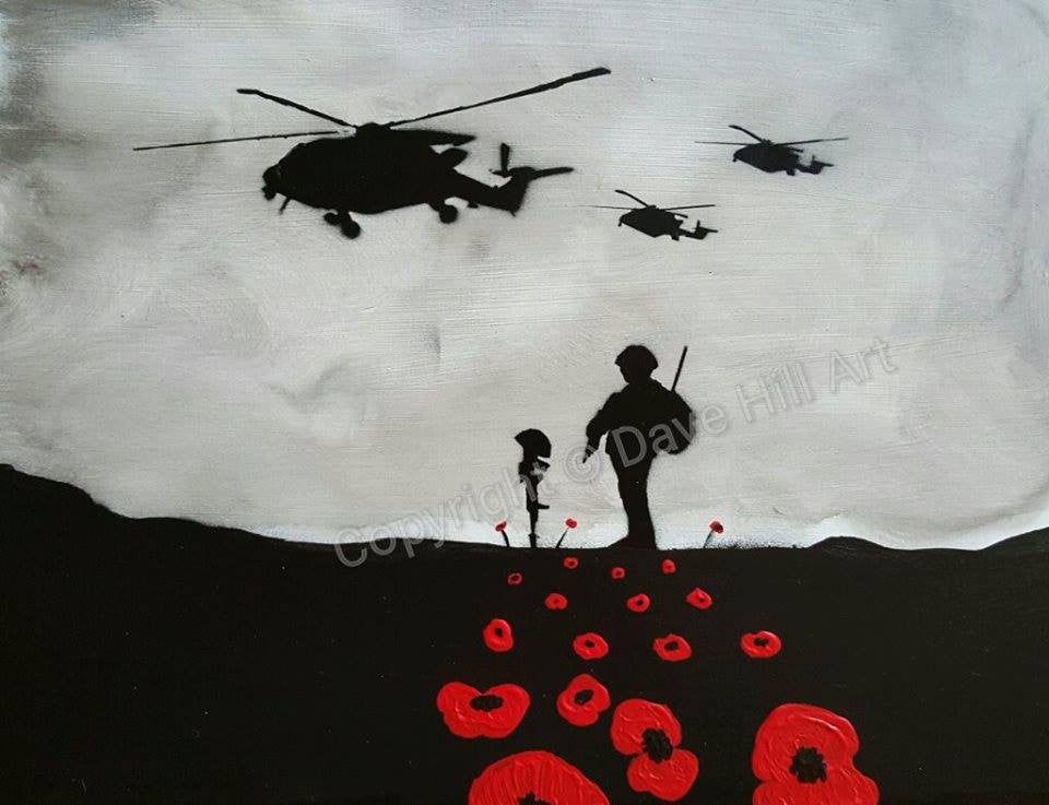 Remembrance Art 'Lynx Flight'