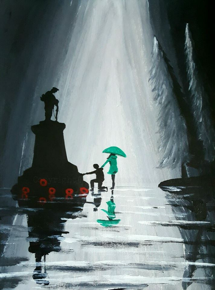 remembrance poppy art