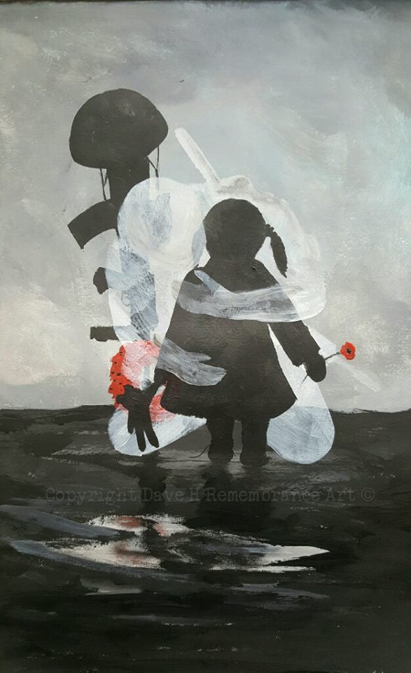 Dave H Remembrance Art painting miss you too sweetie