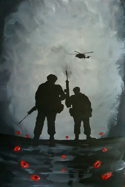 painting British soldiers Dave H